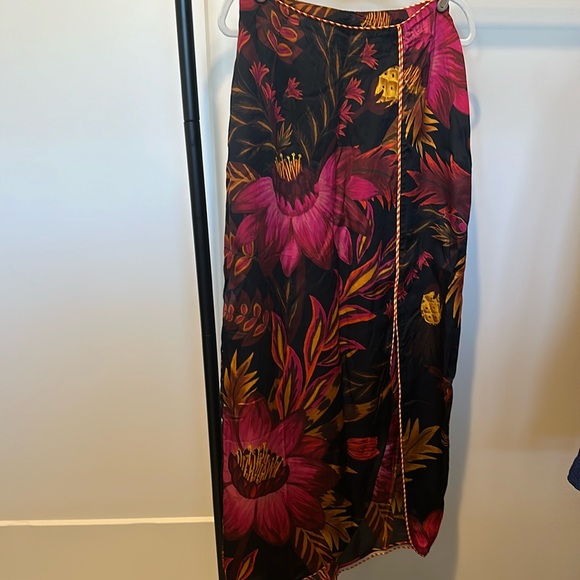 FARM Rio Dresses & Skirts - Farm Rio front slit Midi Skirt from Anthropologie